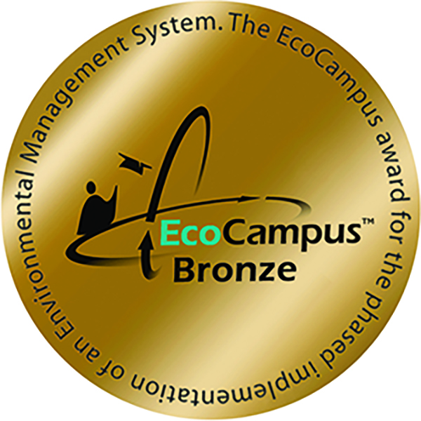 EcoCampus Bronze: The EcoCampus award for the phased implementation of an Environmental Management system.