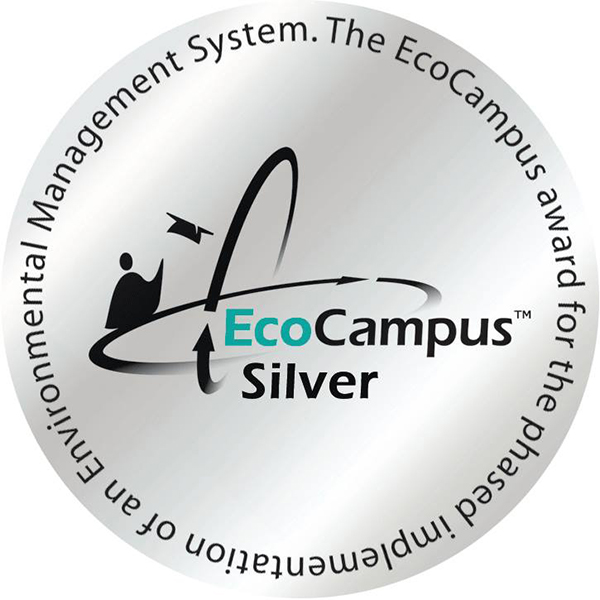 EcoCampus Silver: The EcoCampus award for the phased implementation of an Environmental Management system.
