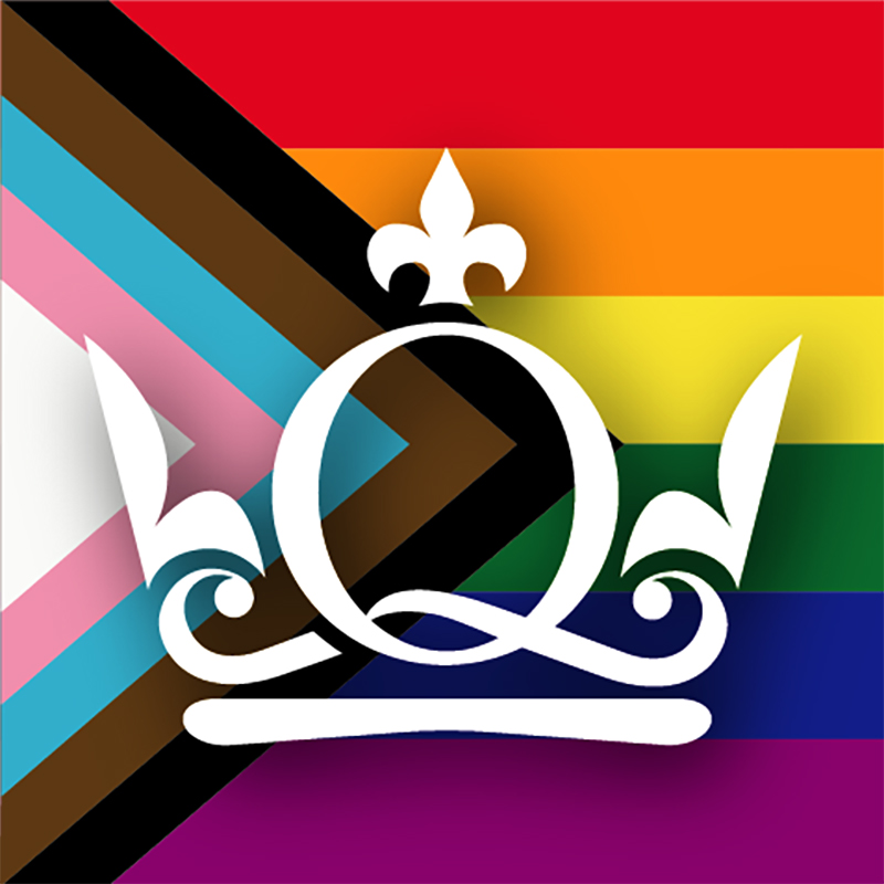 Queen Mary LGBTQA+logo