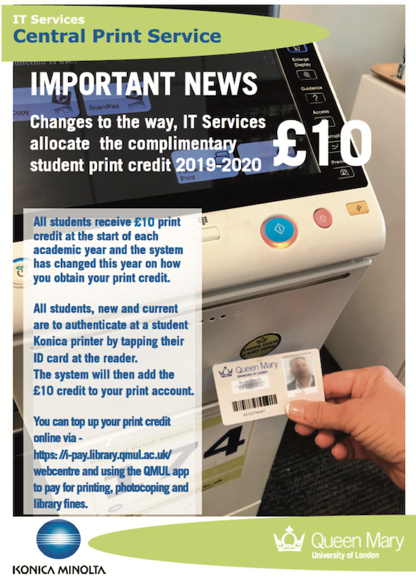 Printing credit 600